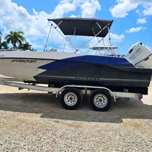 2023 Starcraft SVX 211 OB Deck Boat #P-92G USED Boat Default Photo (2)