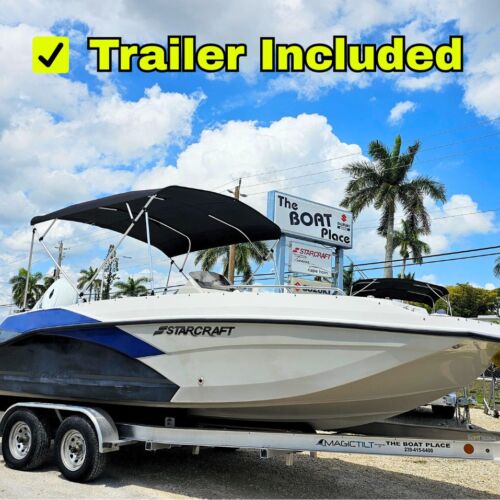 2023 Starcraft SVX 211 OB Deck Boat #P-92G USED Boat Default Photo
