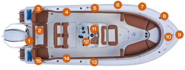 2026 Pioneer 222 Islander Layout Floor Plan Product Tab Photo