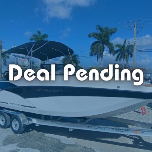 2026 Starcraft 46B SVX 230 OB Deck Boat Deal Pending Default Photo