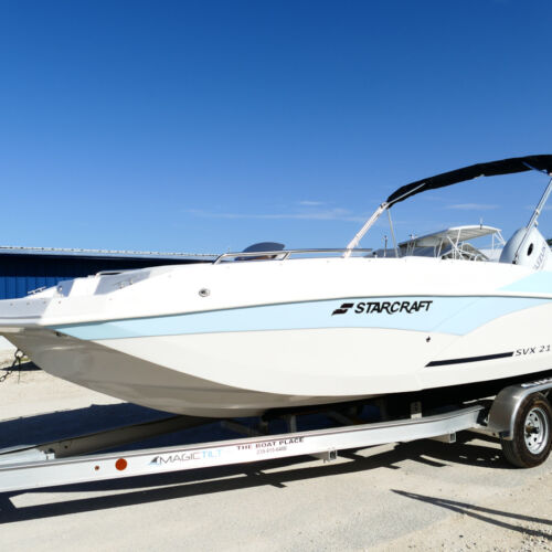 2026 Starcraft SVX 211 OB Deck Boat Carolina Blue #85G