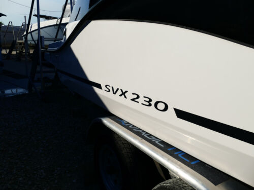 2026 Starcraft SVX 230 OB DC Deck Boat Black #99i