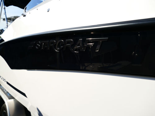 2026 Starcraft SVX 230 OB DC Deck Boat Black #99i