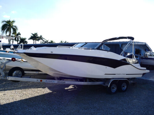 2026 Starcraft SVX 230 OB DC Deck Boat Black #99i