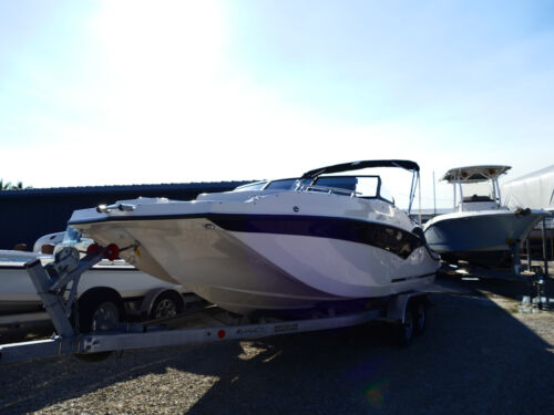 2026 Starcraft SVX 230 OB DC Deck Boat Black #99i