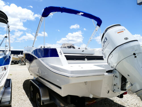 2026 Starcraft SVX 231 DH OB Dual Helm Boat Grey Blueberry 62F
