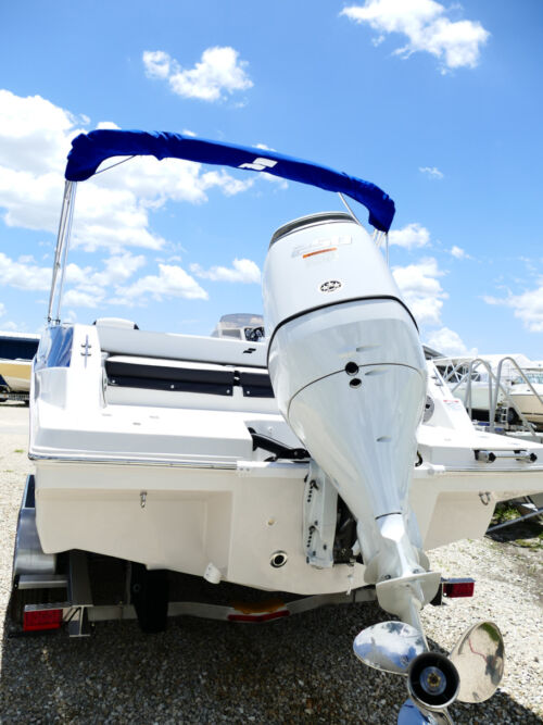 2026 Starcraft SVX 231 DH OB Dual Helm Boat Grey Blueberry 62F