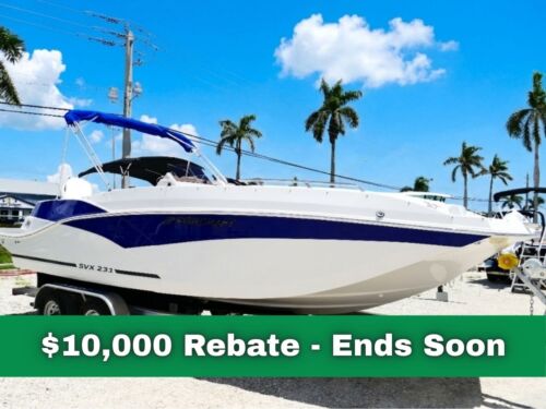 2026 Starcraft SVX 231 DH OB Dual Helm Boat Blueberry #62F -