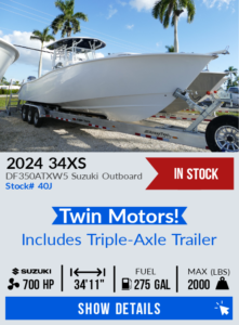 2024 Cape Horn 34XS with TWIN DF350ATXW5 Suzuki Outboards