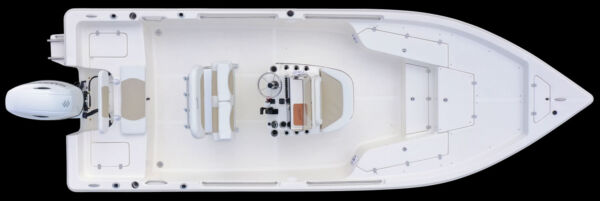 Bulls Bay Boat 2400 CC Center Console Floor Plan Layout Brand Page Side