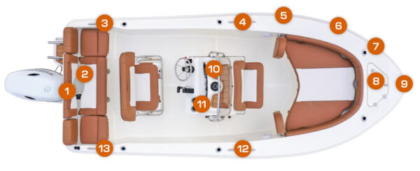 Pioneer 180 Islander Floor Plan Layout Product Tab