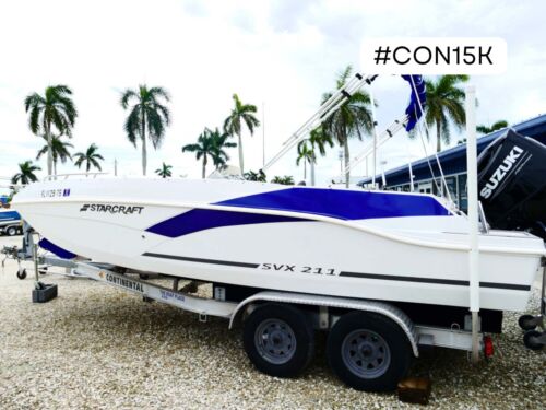 Used 2023 Starcraft SVX 211 OB Deck Boat CON15K Default Photo
